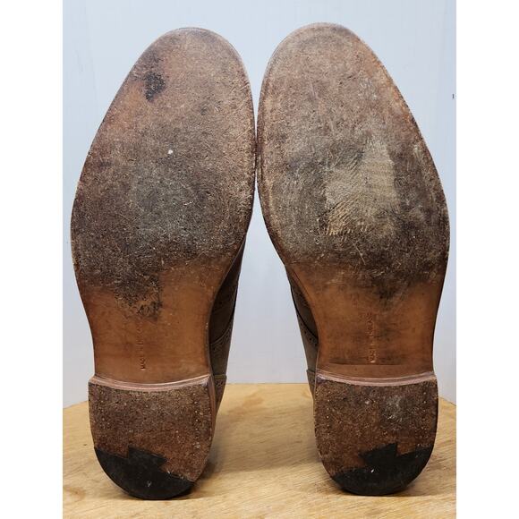 RARE! RETIRED Trickers Whitman Lt Brown Suede Brogue Shoes US 11.5 UK 11 main image 5